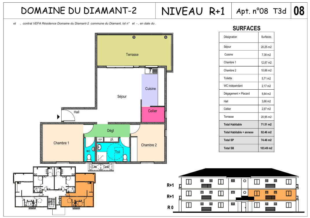 Appartement T3 R1_08